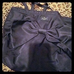Satin Kate Spade Bow Tote Bag